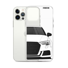 Load image into Gallery viewer, White B9 Audi S3 - iPhone Case