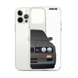 Gray BMW E30 - iPhone Case