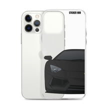 Load image into Gallery viewer, Black Lamborghini Aventadoor - iPhone Case