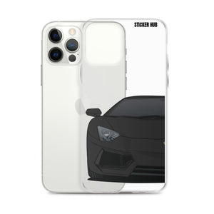 Black Lamborghini Aventadoor - iPhone Case