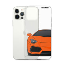 Load image into Gallery viewer, Orange Lamborghini Aventadoor - iPhone Case