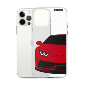 Red Lamborghini Huracan - iPhone Case