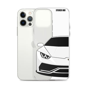 White Lamborghini Huracan - iPhone Case