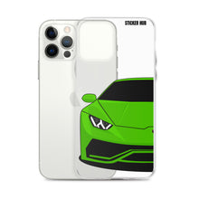 Load image into Gallery viewer, Green Lamborghini Huracan - iPhone Case