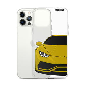 Yellow Lamborghini Huracan - iPhone Case