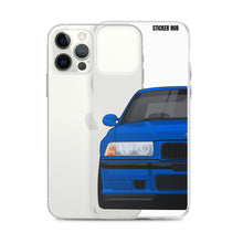 Load image into Gallery viewer, Blue BMW E36 - iPhone Case