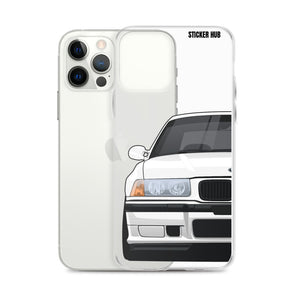 White BMW E36 - iPhone Case