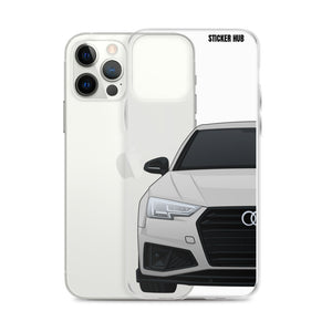 Silver B9 Audi S4 "Facelift" - iPhone Case