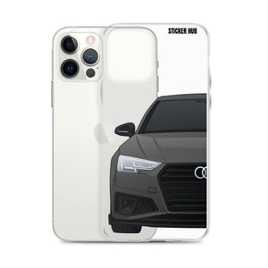 Gray B9 Audi S4 "Facelift" - iPhone Case