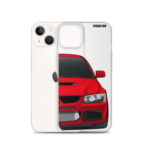 Red Mitsubishi Evo - iPhone Case