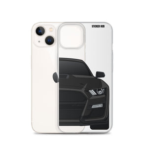 Black 20+ Mustang GT500 - iPhone Case