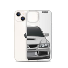 Load image into Gallery viewer, Silver Mitsubishi Evo - iPhone Case