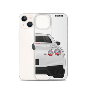 White R35 Nissan GTR - iPhone Case