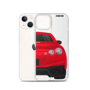 Solid Red R35 Nissan GTR - iPhone Case