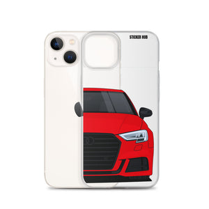 Tango Red B9 Audi S3 - iPhone Case