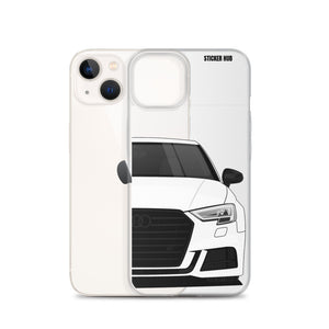 White B9 Audi S3 - iPhone Case