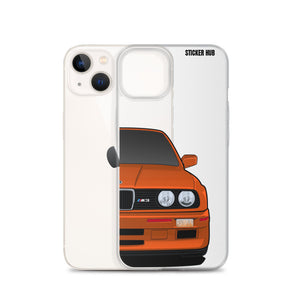 Orange BMW E30 - iPhone Case