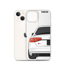 Load image into Gallery viewer, White B8.5 Audi S4 - iPhone Case