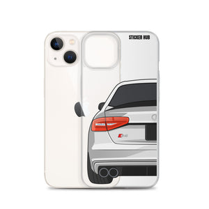 Silver B8.5 Audi S4 - iPhone Case