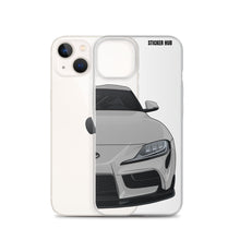 Load image into Gallery viewer, Silver MKV Toyota Supra - iPhone Case