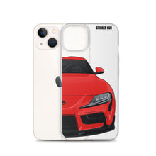 Load image into Gallery viewer, Renaissance Red MKV Toyota Supra - iPhone Case