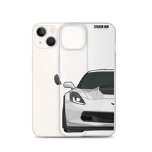 Load image into Gallery viewer, White C7 Corvette Z06 - iPhone Case