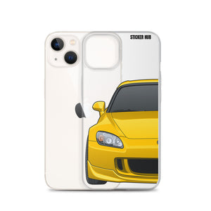 Yellow Honda S2000 - iPhone Case