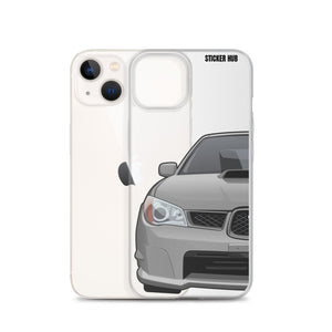 Crystal Grey 06-07 Subaru WRX STI - iPhone Case