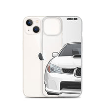 Load image into Gallery viewer, White 06-07 Subaru WRX STI - iPhone Case