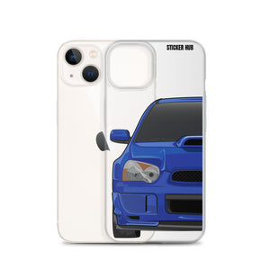 WR Blue Pearl 03-05 Subaru WRX STI - iPhone Case