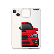 Load image into Gallery viewer, Lightning Red 15-17 Subaru WRX STI - iPhone Case