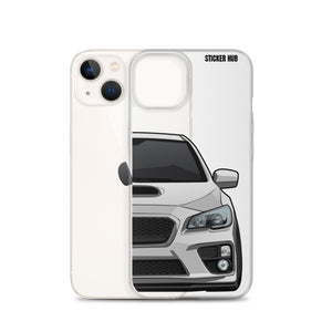 Silver 15-17 Subaru WRX STI - iPhone Case