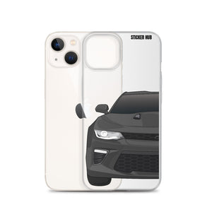 Gray 6th Gen Camaro SS - iPhone Case