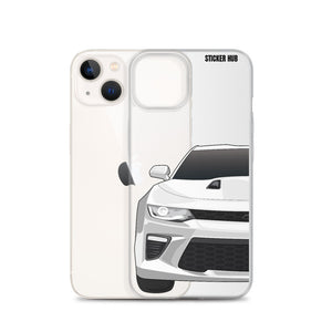 White 6th Gen Camaro SS - iPhone Case