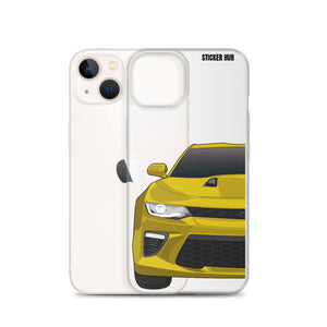 Yellow 6th Gen Camaro SS - iPhone Case