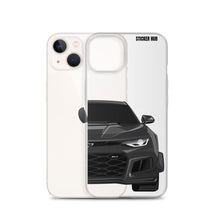 Load image into Gallery viewer, Black 6th Gen Camaro ZL1 1LE - iPhone Case