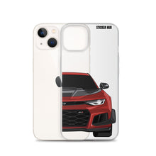 Load image into Gallery viewer, Garnet Red 6th Gen Camaro ZL1 1LE - iPhone Case