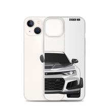 Load image into Gallery viewer, Silver 6th Gen Camaro ZL1 1LE - iPhone Case