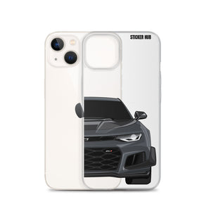 Gray 6th Gen Camaro ZL1 1LE - iPhone Case