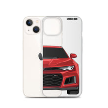 Load image into Gallery viewer, Red Hot 6th Gen Camaro ZL1 - iPhone Case