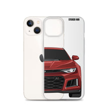 Load image into Gallery viewer, Garnet Red 6th Gen Camaro ZL1 - iPhone Case