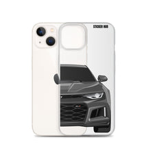 Load image into Gallery viewer, Gray 6th Gen Camaro ZL1 - iPhone Case