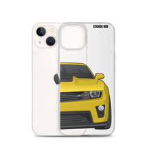 Load image into Gallery viewer, Rally Yellow 5th Gen Camaro ZL1 - iPhone Case