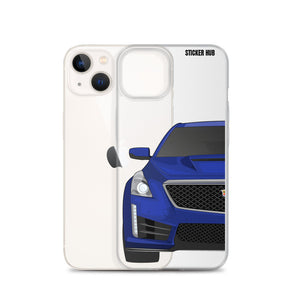 Wave Blue Cadillac CTS-V - iPhone Case