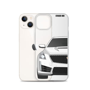 White Cadillac CTS-V - iPhone Case