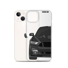 Load image into Gallery viewer, Black 15-17 Mustang 5.0 - iPhone Case