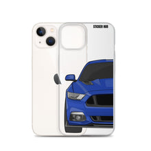 Load image into Gallery viewer, Deep Impact Blue 15-17 Mustang 5.0 - iPhone Case