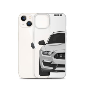 Silver Mustang GT350 - iPhone Case