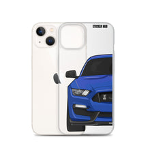 Load image into Gallery viewer, Lightning Blue Mustang GT350 - iPhone Case