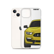 Load image into Gallery viewer, Yellow Mustang GT350 - iPhone Case